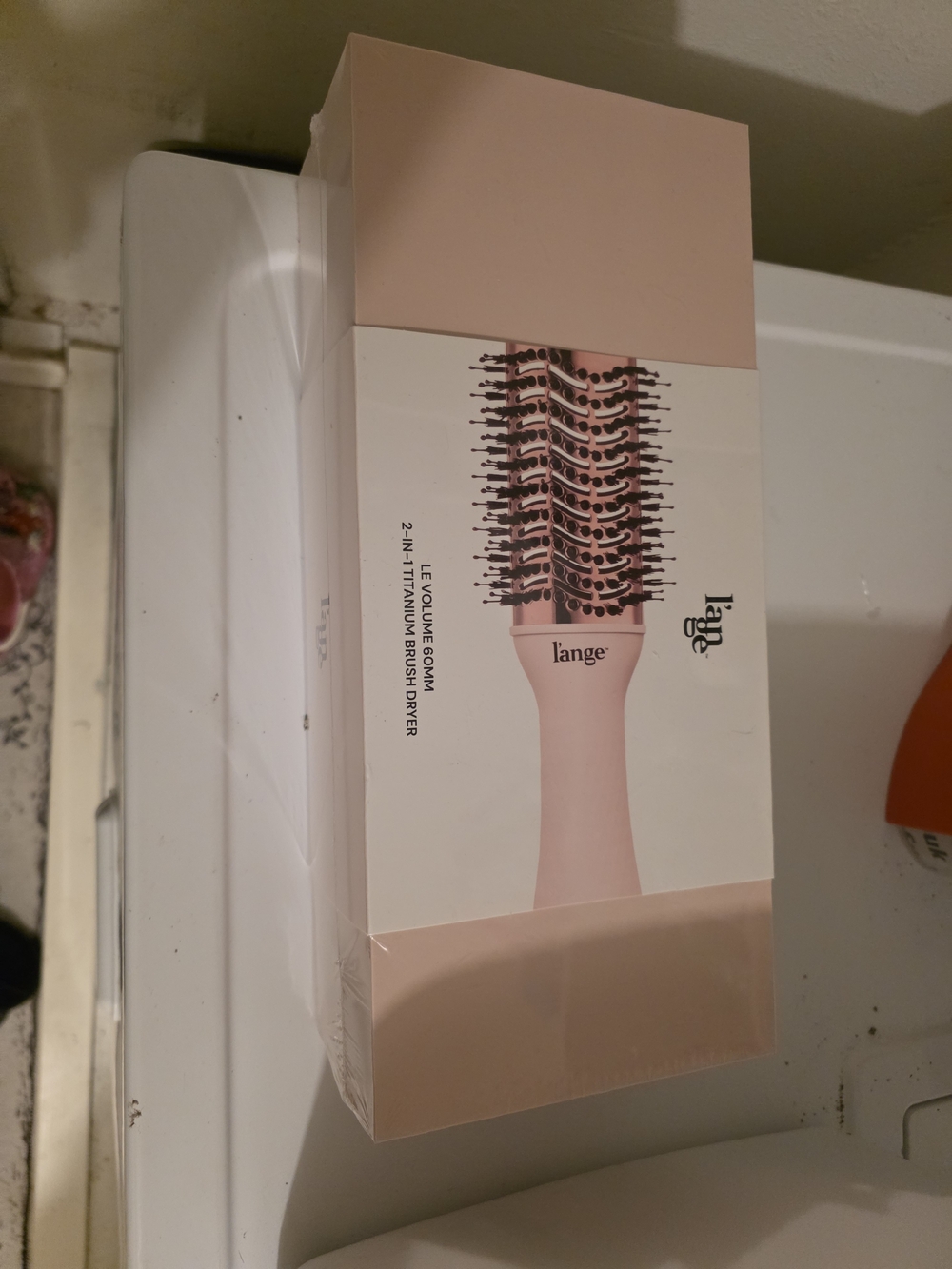 Lange Pink 2-in-1 Titanium Brush Dryer
